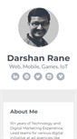 Mobile Screenshot of darshanrane.com
